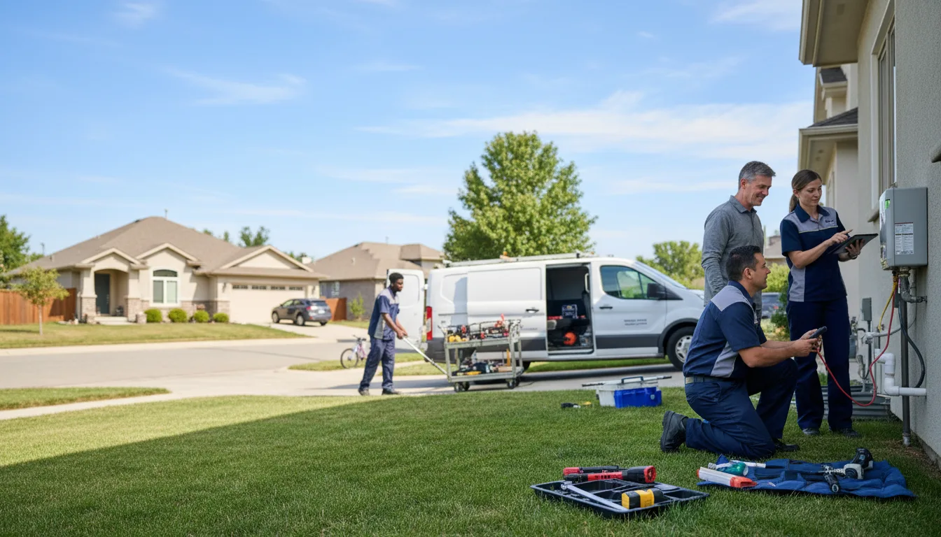 Tankless water heater service in Tow, TX